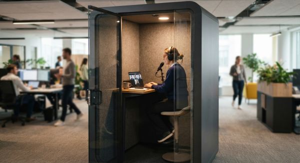 5 raisons d'opter pour une cabine acoustique au travail