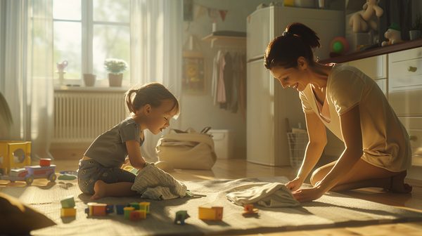 Comment équilibrer ménage et garde d'enfants facilement ?